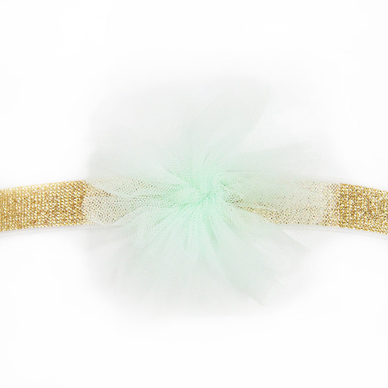 Flower Headband in Mint by Le Petit Society — image 2