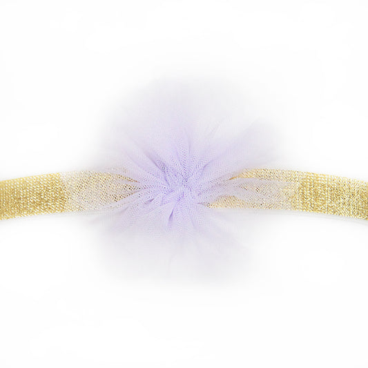 Flower Headband in Lilac by Le Petit Society