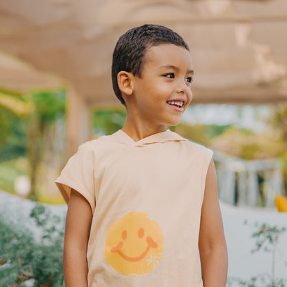 Resort Series - Hoodie Tank in Smiley Print by Le Petit Society — image 14