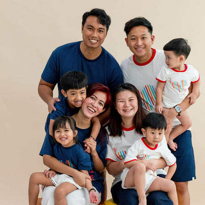 A Singapore Series - "I Love SG" Adult Tee in Navy by Le Petit Society — image 4