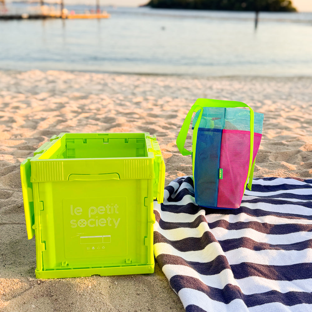 Collapsible Storage Crate (Small) in Lime Green by Le Petit Society — image 6
