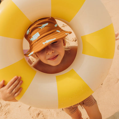 Kids Bucket Hat in Shark Print by Le Petit Society — image 5