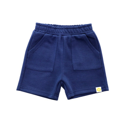 Kids Shorts in Navy by Le Petit Society — image 10