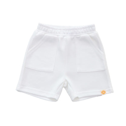 Kids Shorts in White by Le Petit Society — image 8