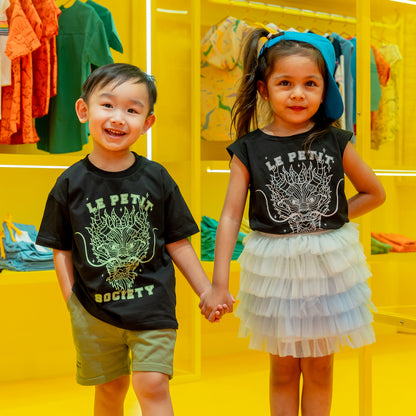 Dragon Streetwear - Kids Tee in Black Dragon by Le Petit Society — image 4