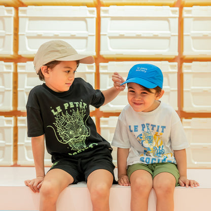 Dragon Streetwear - Kids Tee in Black Dragon by Le Petit Society — image 3