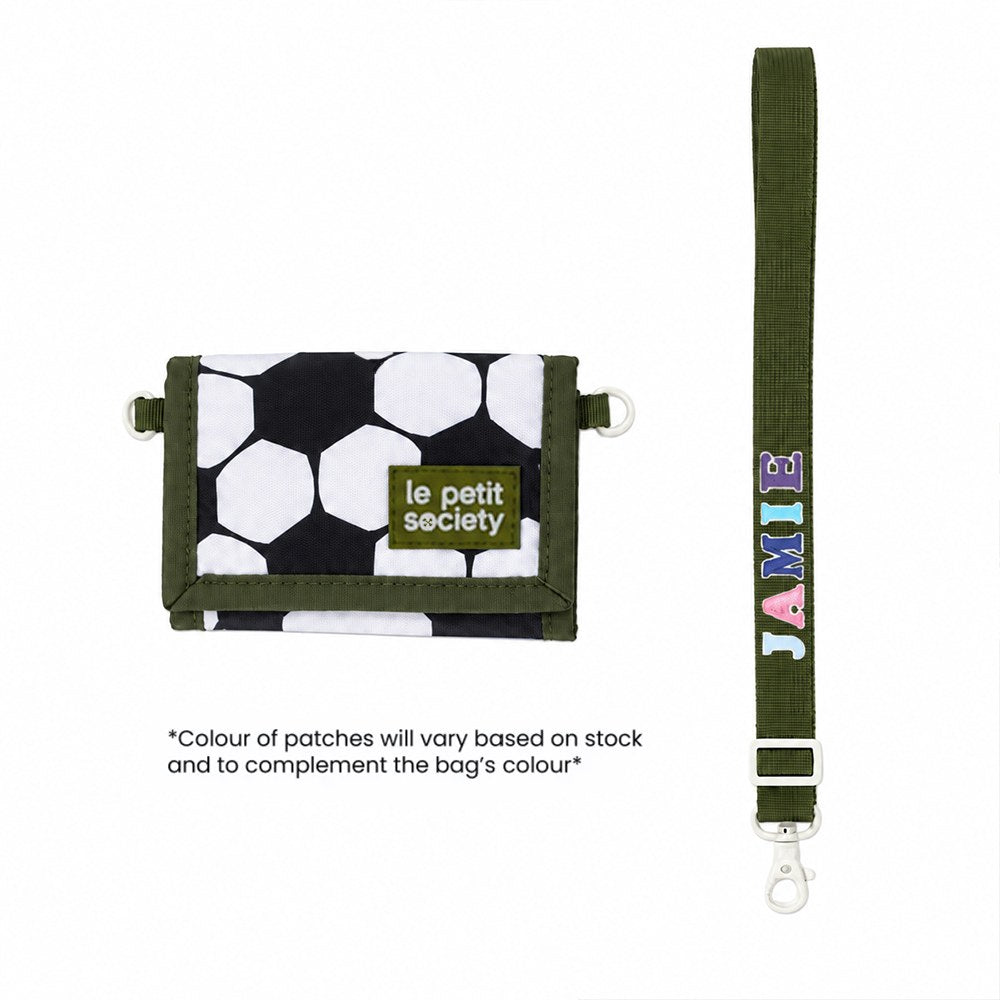 Kids Wallet With Lanyard - Football