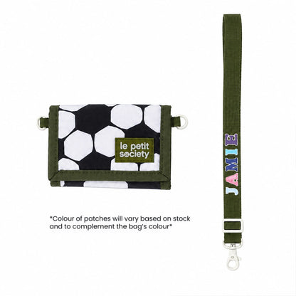 Kids Wallet With Lanyard - Football