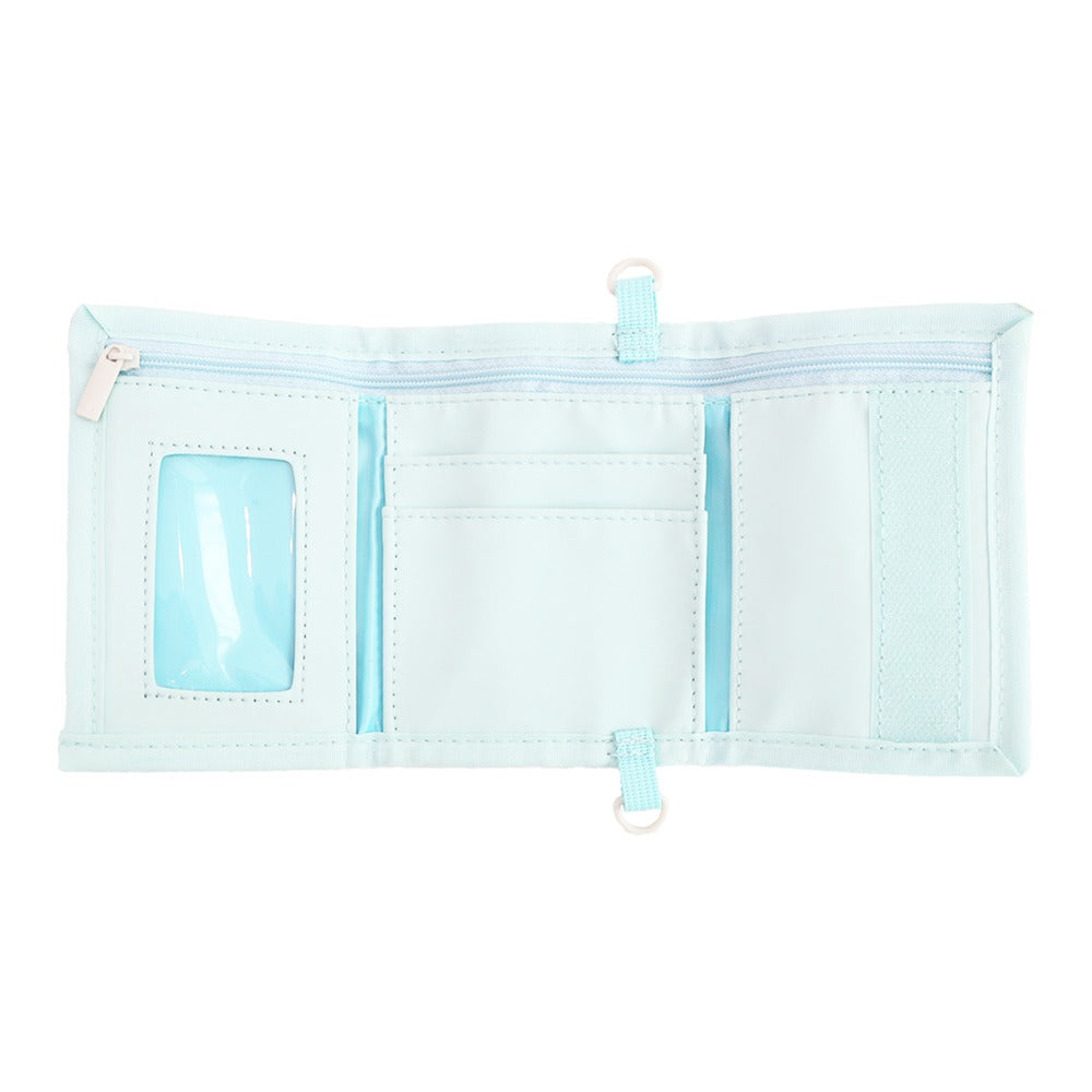 Kids Wallet With Lanyard in Ice Blue by Le Petit Society — image 2