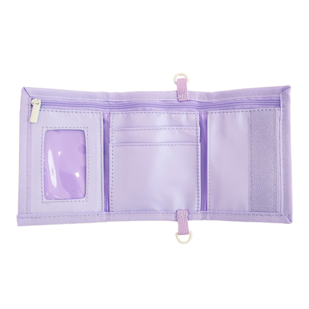 Kids Wallet With Lanyard in Lavender by Le Petit Society — image 2