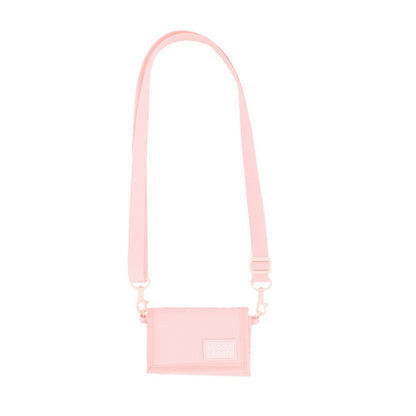 Kids Wallet With Lanyard in Marshmallow Pink by Le Petit Society