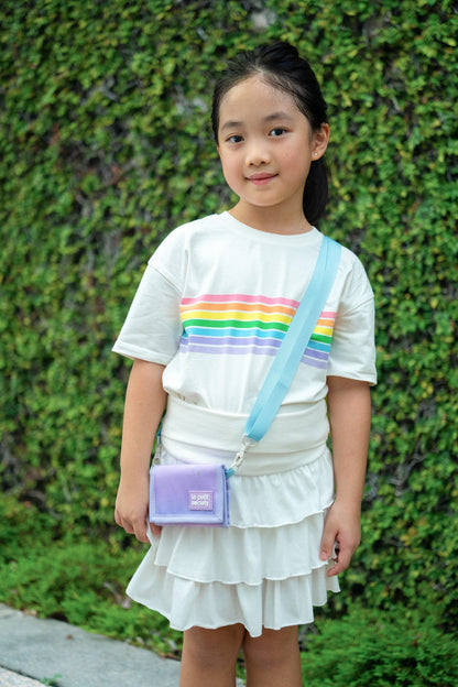 Essential School Bundle - Metallic Galaxy Single Pocket Backpack, Munch Mini & Wallet (7-10Y)