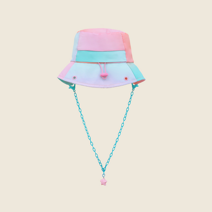 Kids Bucket Hat in Pastel Gradient by Le Petit Society — image 2