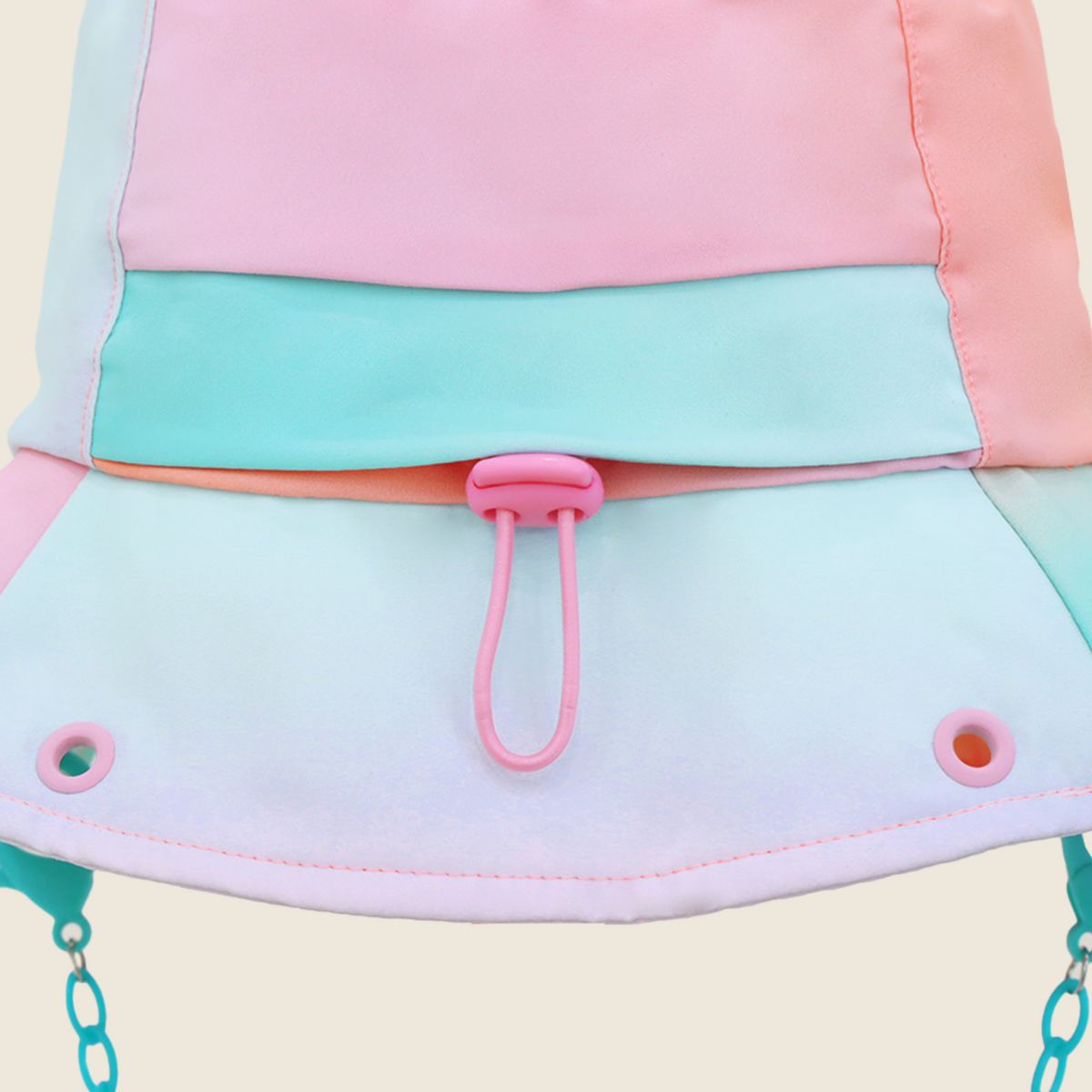 Kids Bucket Hat in Pastel Gradient by Le Petit Society — image 3