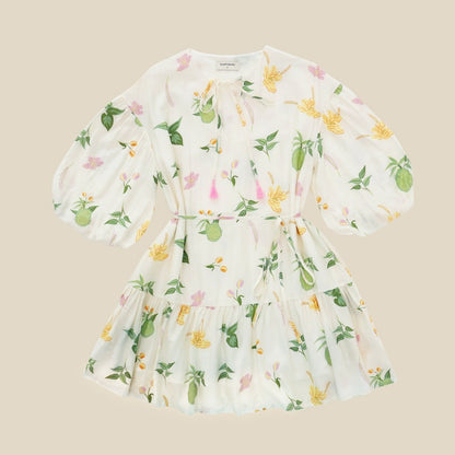 Heritage Series - Ladies Dress in Tropical Durian Print by Le Petit Society — image 9