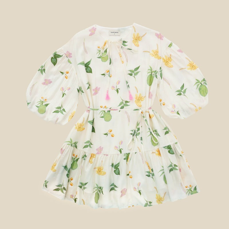 Heritage Series - Ladies Dress in Tropical Durian Print by Le Petit Society — image 10