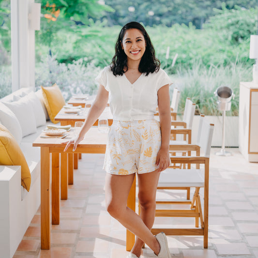 Resort Series - Ladies Top in White by Le Petit Society