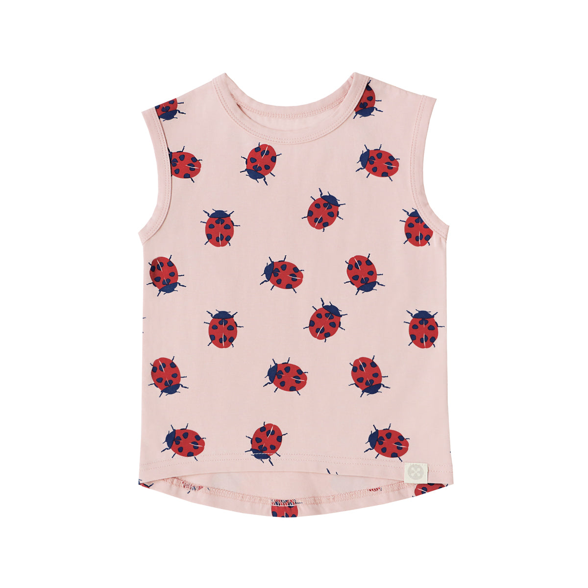 Made For Play - Kids Tank in Ladybug Print by Le Petit Society — image 3