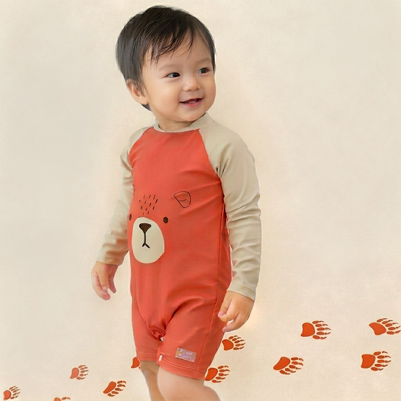 Baby Swimsuit in Bear by Le Petit Society — image 7