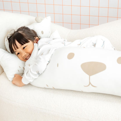 Kids Bear Pillow in Large by Le Petit Society — image 3