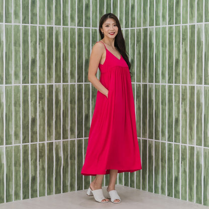 Zodiac Series - Ladies Dress in Hot Pink by Le Petit Society