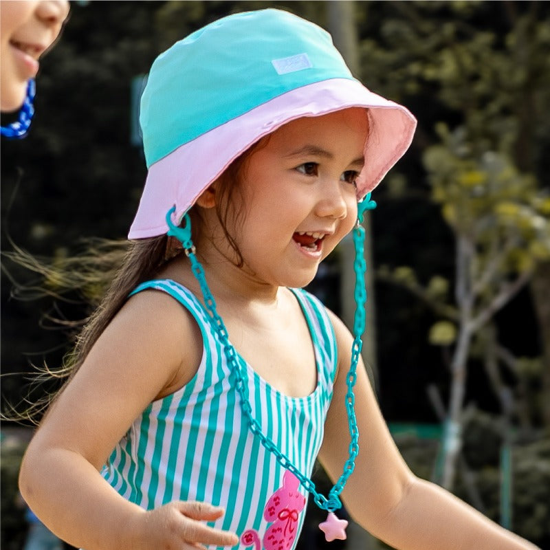 Kids Bucket Hat in Pastel Gradient by Le Petit Society — image 7