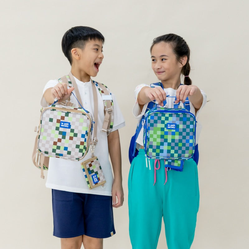 Single Pocket Backpack in Arcade Sand by Le Petit Society — image 5
