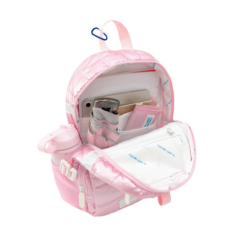 Essential School Bundle in Pink Puffer by Le Petit Society — image 9