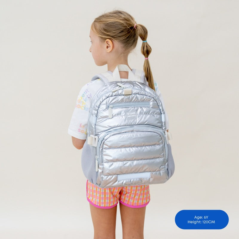Essential School Bundle in Silver Puffer by Le Petit Society — image 4