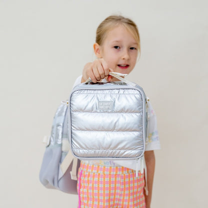 Thermal Munch Mini in Silver Puffer by Le Petit Society — image 2