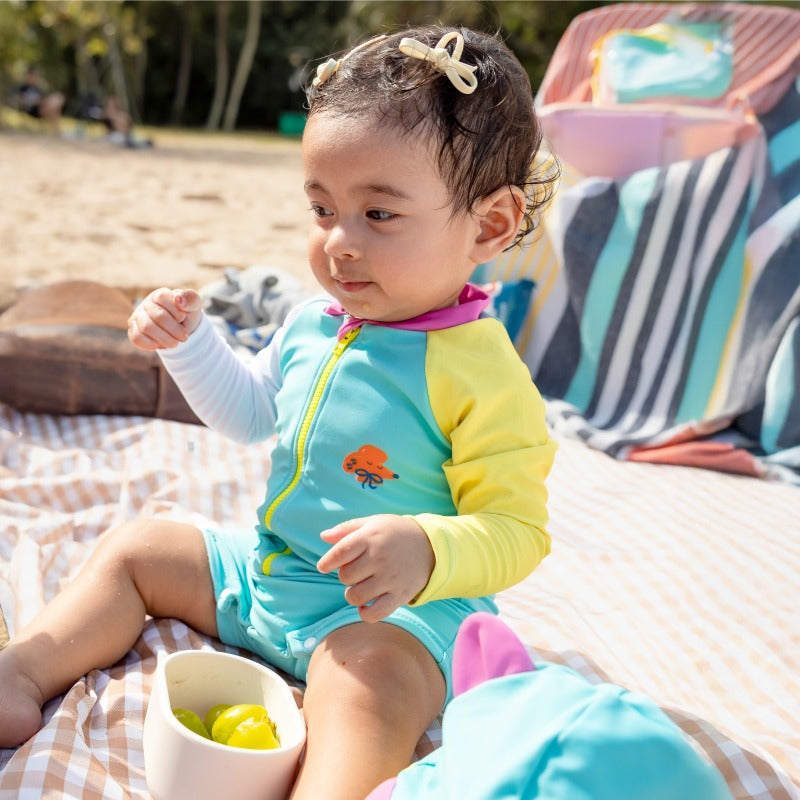 Baby Swimsuit in Colour Pop by Le Petit Society — image 3