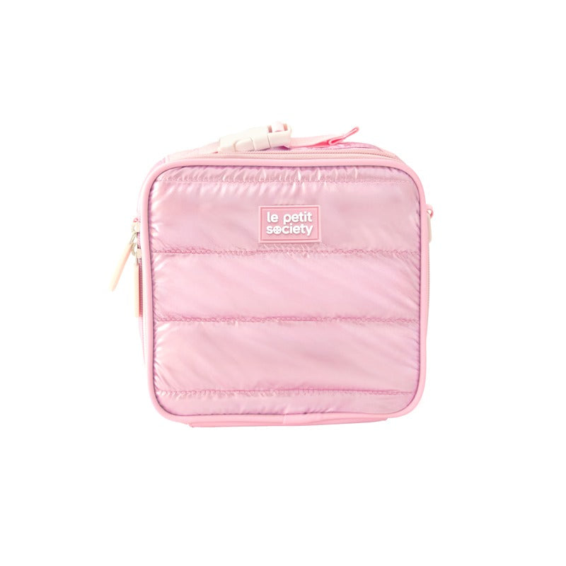 Thermal Munch Mini in Pink Puffer by Le Petit Society