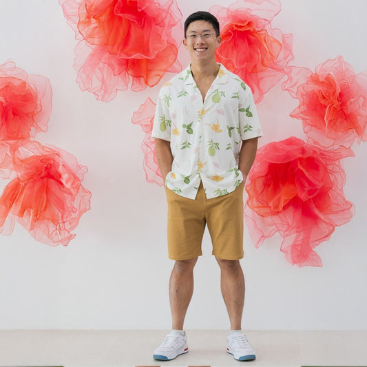Men's Bermuda in Khaki by Le Petit Society