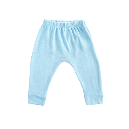 Baby Organic Leggings in Blue by Le Petit Society — image 3