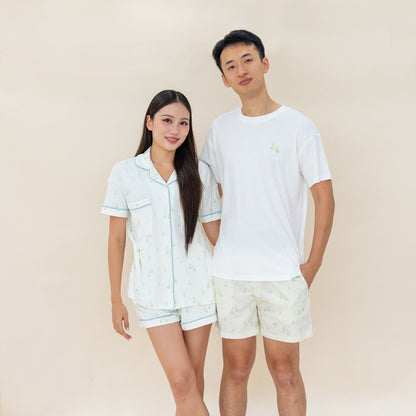 Adult Tee in Pear Print by Le Petit Society — image 6