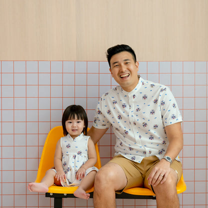 Lion Dance Series - Men's Shirt in White (Classic Fit) by Le Petit Society — image 2