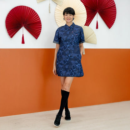 Le Petit Society x Sheila - Ladies Cheongsam in Chambray — image 9
