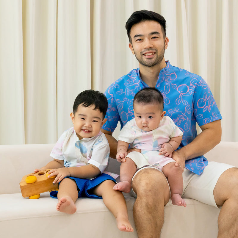 Heritage Series - Boys Shirt in MBS Skyline Print by Le Petit Society — image 3
