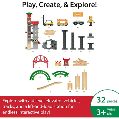 Lift & Load Warehouse Set by BRIO — image 3