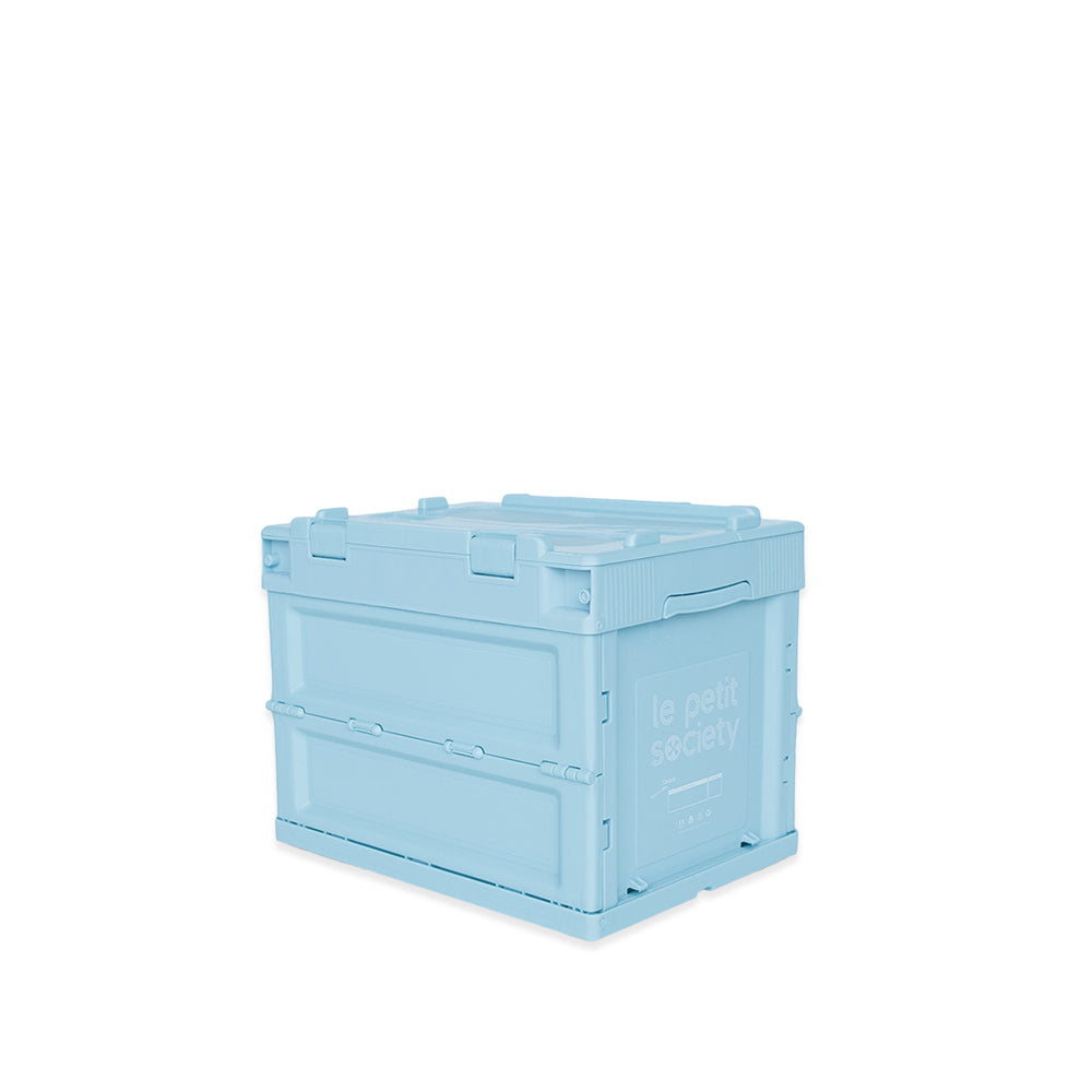 Collapsible Storage Crate (Small) in Blue by Le Petit Society — image 2