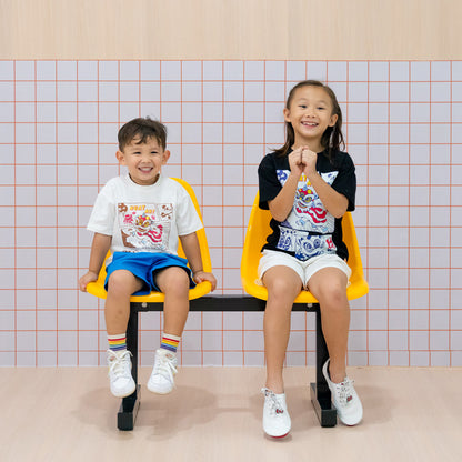 Lion Dance Series - Kids Tee in Black by Le Petit Society — image 6