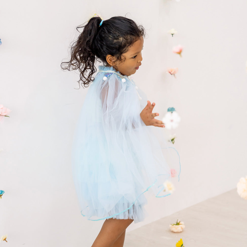 Party Series - Long Cape in Blue by Le Petit Society — image 3