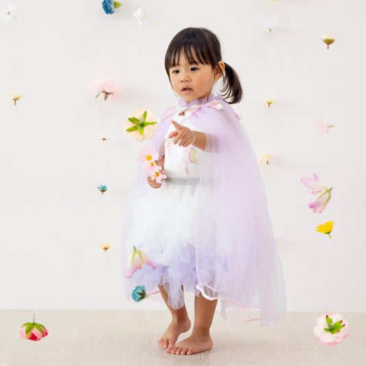 Party Series - Long Cape in Purple by Le Petit Society