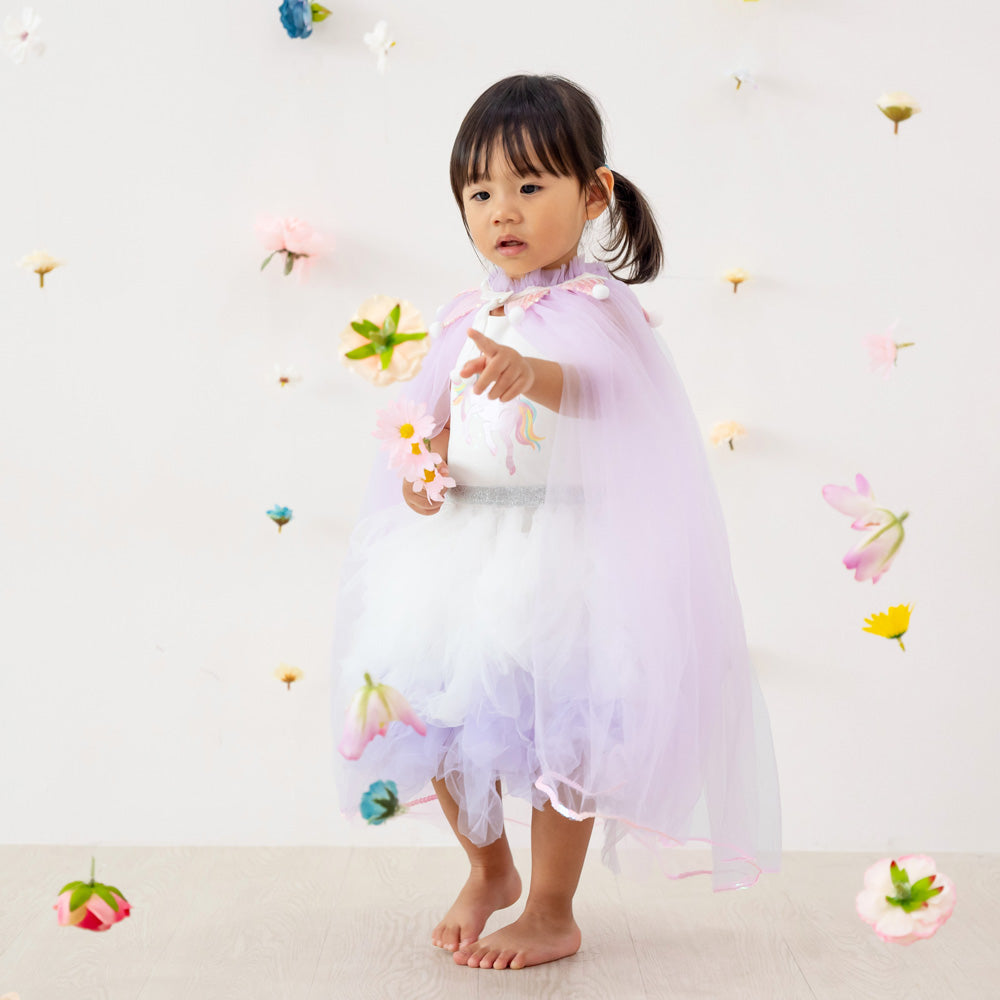 Party Series - Long Cape in Purple by Le Petit Society — image 4