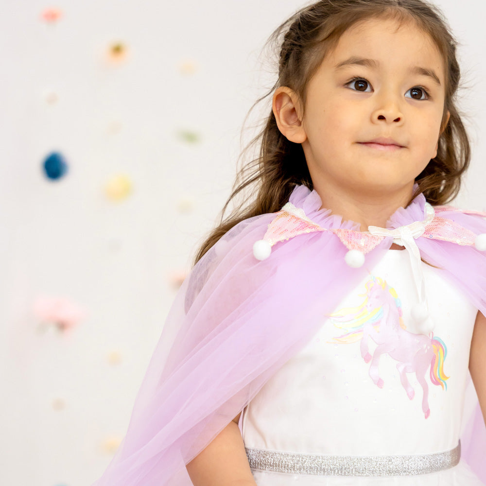 Party Series - Long Cape in Purple by Le Petit Society — image 2