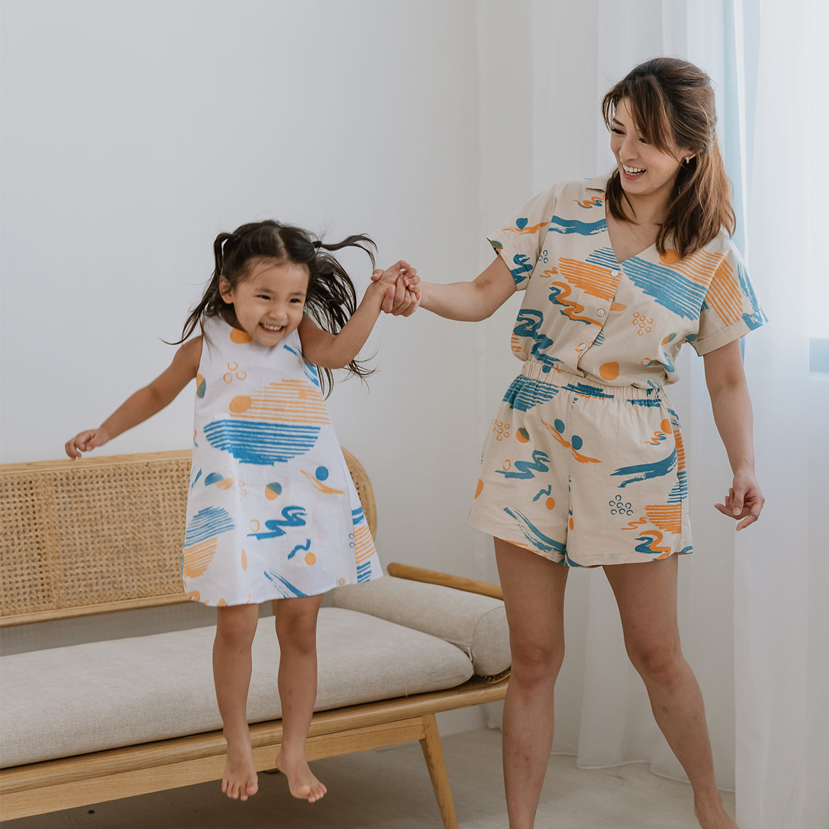 Resort Series - Ladies Crop Blouse in Coast Print by Le Petit Society — image 7