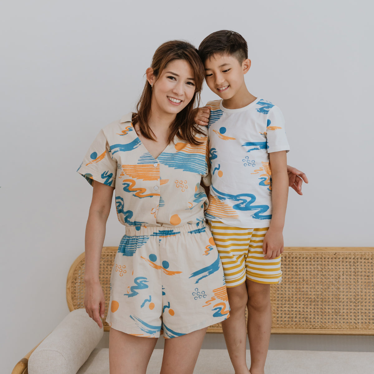 Resort Series - Ladies Crop Blouse in Coast Print by Le Petit Society — image 5