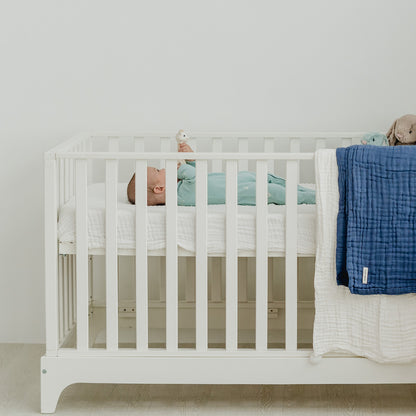 Keepsake Baby Blanket in Navy by Le Petit Society — image 2