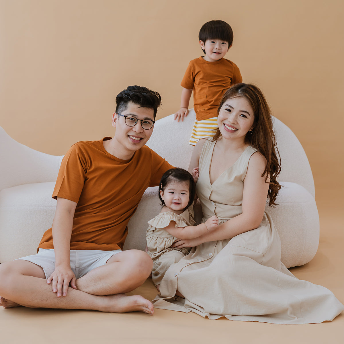 Resort Series - Kids Tee in Brown by Le Petit Society — image 6