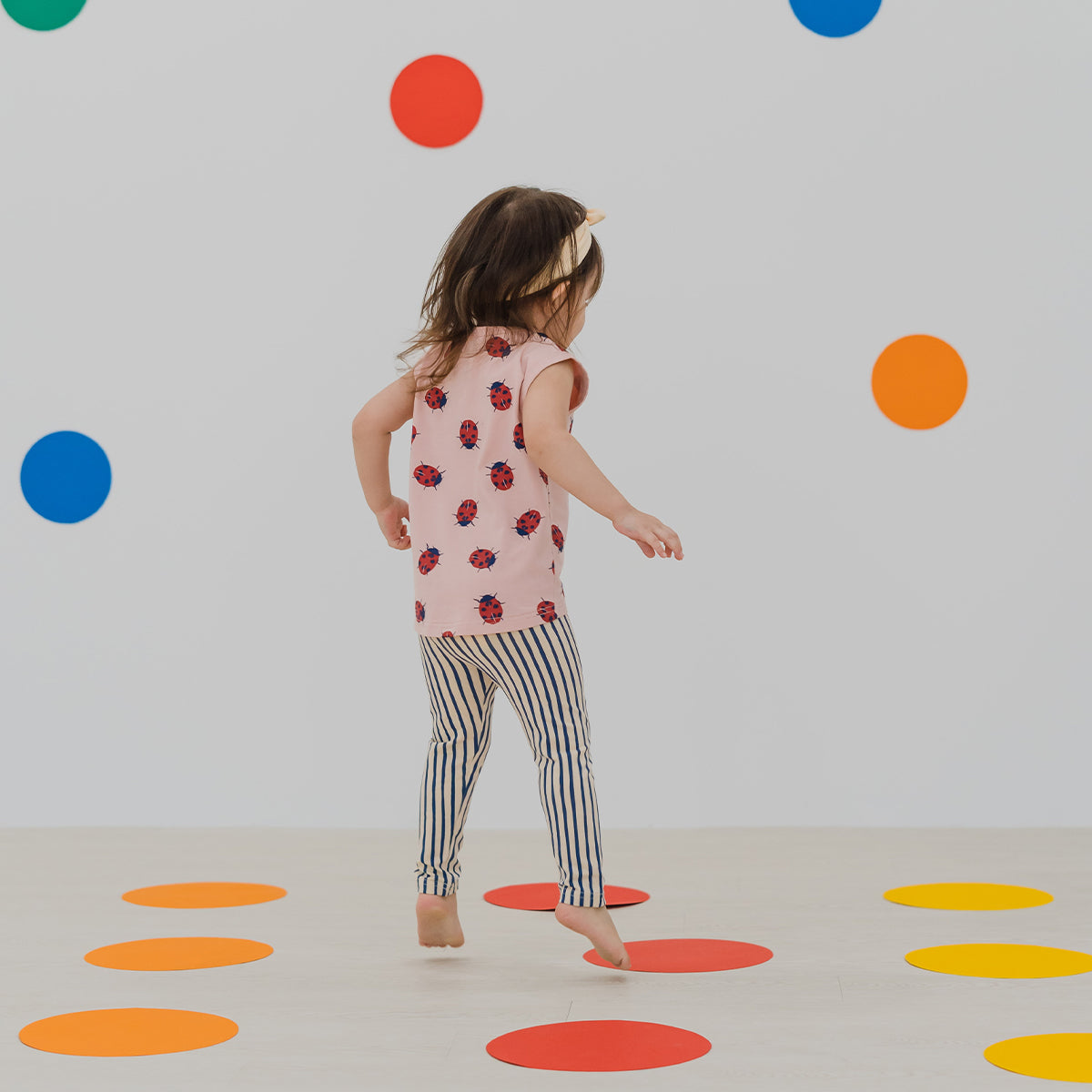 Made For Play - Kids Tank in Ladybug Print by Le Petit Society — image 4